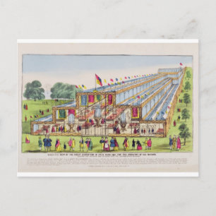 Vogelaugenblick auf die Große Ausstellung in Hyde  Postkarte