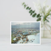 Vogelaugenblick der Columbia-Exposition von 1893 Postkarte (Stehend Vorderseite)