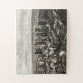 Vogelaugenblick in Melbourne City Puzzle (Vertikal)