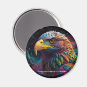 Vogelaugenblick in unserer Phantastischen Galaxie Magnet (Vorderseite/Rückseite)