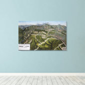 Vogelaugenblick Leinwanddruck (Insitu (Holzboden))