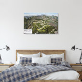 Vogelaugenblick Leinwanddruck (Insitu (Schlafzimmer))