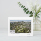 Vogelaugenblick Postkarte (Stehend Vorderseite)