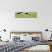 Vogelaugenblick über Panoramafenstreifen Print Leinwanddruck (Insitu (Schlafzimmer))