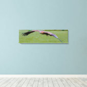 Vogelaugenblick über Panoramafenstreifen Print Leinwanddruck (Insitu (Holzboden))