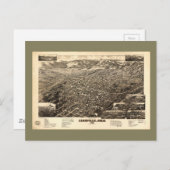 Vogelaugenblick von Leadville, Colorado (1882) Postkarte (Vorne/Hinten)