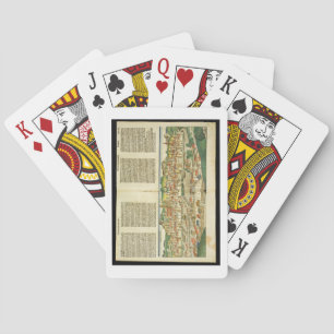 Vogelaugenblick von Ratisbon, aus der Nürnberger C Spielkarten