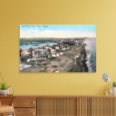 Vogelaugenblick von TownNome, AK Leinwanddruck (Insitu (Wohnzimmer))