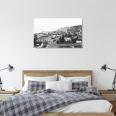 Vogelaugensicht von Astoria, ODER Fotografie Leinwanddruck (Insitu (Schlafzimmer))