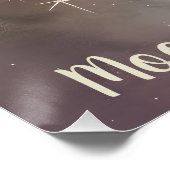Vogelbaby auf dem Mond Poster (Ecke)