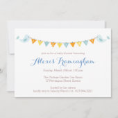 Vogelbaby-mit dem Kopfe stoßende Einladung (Vorderseite)