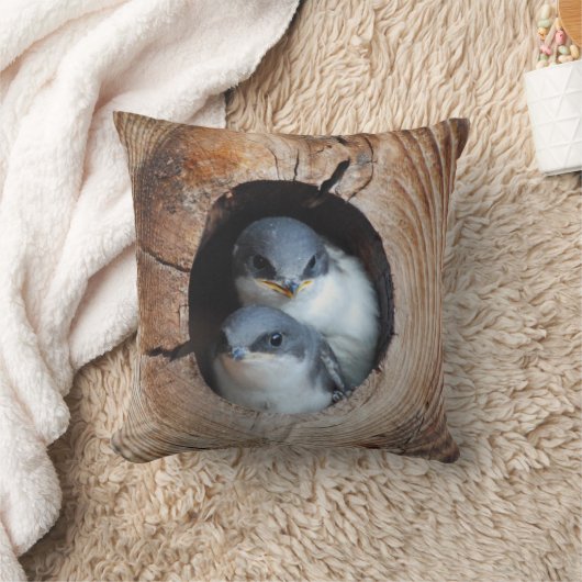 Vogelbabys Kissen (Decke)