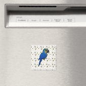 Vogelbarer Indigo Ara oder Lears Ara Magnet (In Situ (Geschirrspüler))