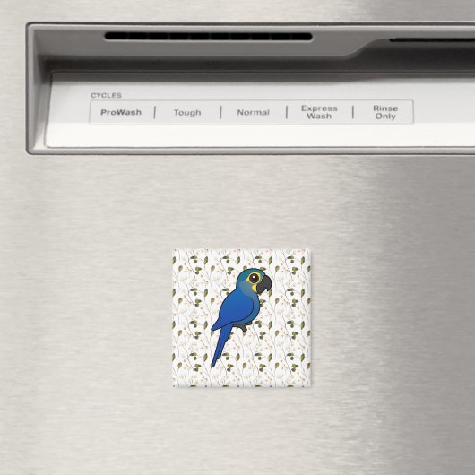 Vogelbarer Indigo Ara oder Lears Ara Magnet (In Situ (Geschirrspüler))