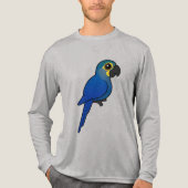 Vogelbarer Indigo Ara oder Lears Ara Tri-Blend Shirt (Vorderseite)