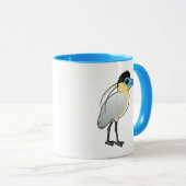 Vogelbarer Kapuzenreiher Tasse (VorderseiteRechts)