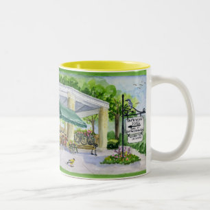 Vogelbaum und Gartenverein 2008 Zweifarbige Tasse