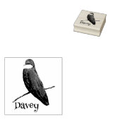 Vogelbäume schlucken in der Kinderbibliothek Gummistempel (Stempel)