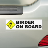 Vogelbeobachter an Bord Autoaufkleber (Auf Auto)