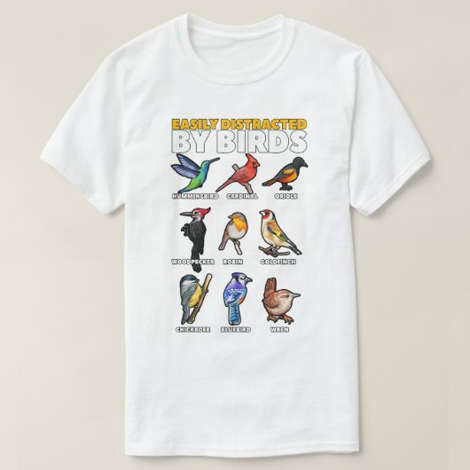 Vogelbeobachter Bird Watcher Bird Sports Wildlife  T-Shirt (Design vorne)
