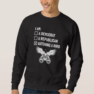 Vogelbeobachter Bird Watcher, ein Vogelornithologe Sweatshirt