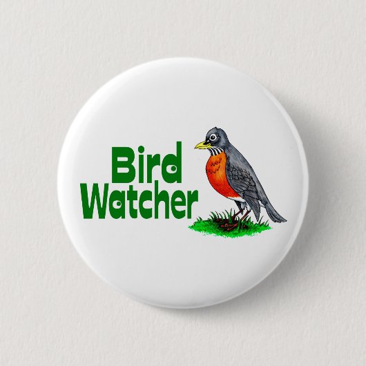 Vogelbeobachter Button (Vorderseite)