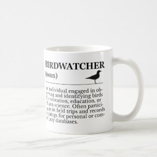Vogelbeobachter Definition Beobachtung Identifizie Kaffeetasse