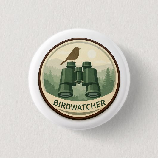 Vogelbeobachter Explorer | Kinder Outdoor-Auszeich Button (Vorderseite)
