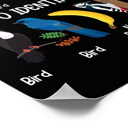 Vogelbeobachter: Identifizieren eines einzigartige Poster (Ecke)