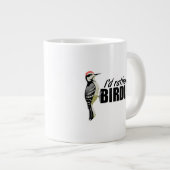Vogelbeobachter Jumbo-Tasse (Vorderseite Rechts)