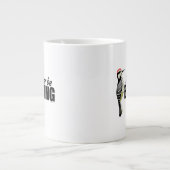 Vogelbeobachter Jumbo-Tasse (Vorderseite)