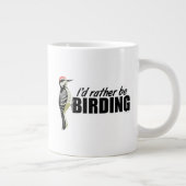 Vogelbeobachter Jumbo-Tasse (Rechts)
