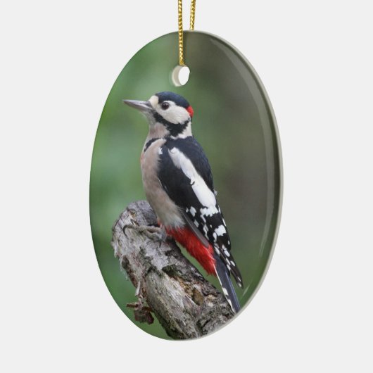 Vogelbeobachter Keramik Ornament (Links)