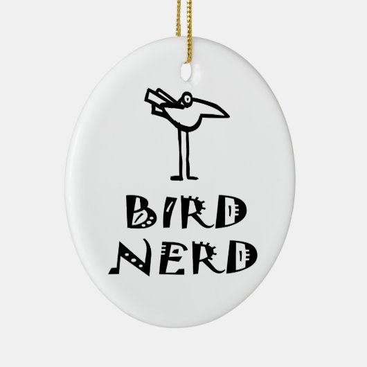 Vogelbeobachter Keramikornament (Rechts)