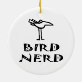 Vogelbeobachter Keramikornament (Hinten)