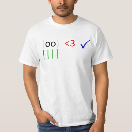 Vogelbeobachter-Liebe-Ticken T-Shirt (Vorderseite)