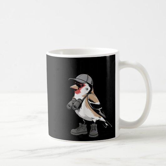 Vogelbeobachter: Nerd-Vogelbeobachter Kaffeetasse (Rechts)
