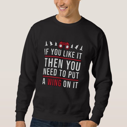 Vogelbeobachter Sweatshirt (Vorderseite)