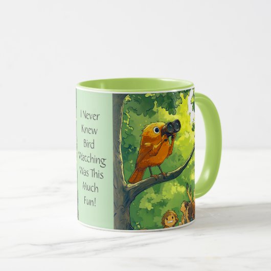 Vogelbeobachter Tasse (VorderseiteRechts)