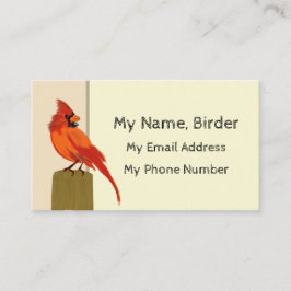 Vogelbeobachter Telefonnummerkarte
