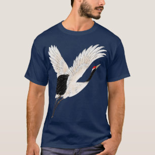 Vogelbeobachter von White Bird Snow Crane Bird T-Shirt