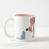Vogelbeobachter Zweifarbige Tasse (Links)