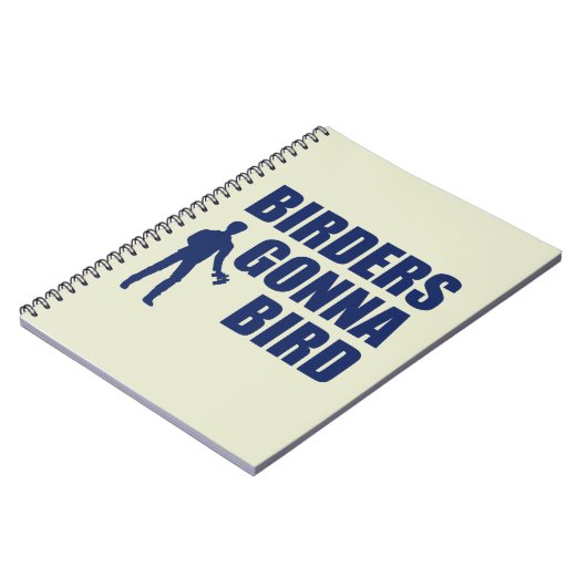 Vogelbeobachters Gonna Bird Notizblock (Linke Seite)