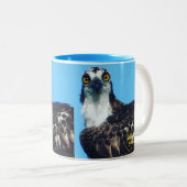 Vogelbeobachters Kaffee Tasse / Cup - Osprey - Bir (VorderseiteRechts)