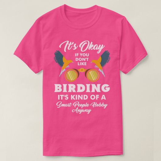 Vogelbeobachtung 7 T-Shirt (Design vorne)