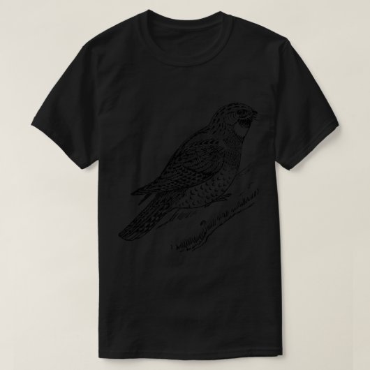 Vogelbeobachtung A WhipPoorWill Bird Ornithologin T-Shirt (Design vorne)