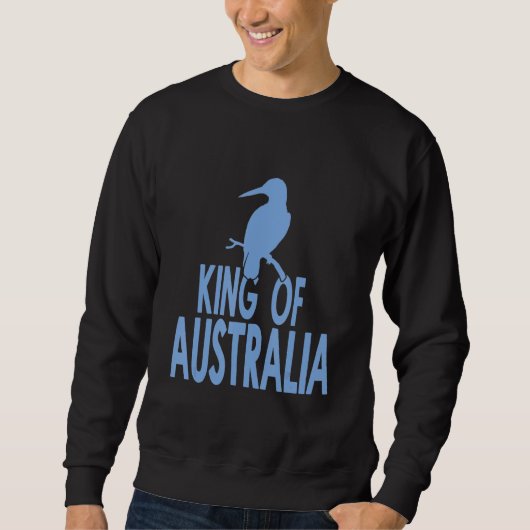 Vogelbeobachtung Australia Laughing Kookaburra Sweatshirt (Vorderseite)