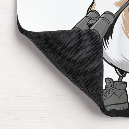 Vogelbeobachtung bei Vogel-Nerds _1 Mousepad (Ecke)
