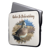Vogelbeobachtung Bird Female Duck Vogelbeobachter Laptopschutzhülle (Vorderseite Links)