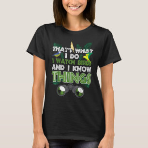 Vogelbeobachtung Bird for Birdwatcher Vogelbeobach T-Shirt